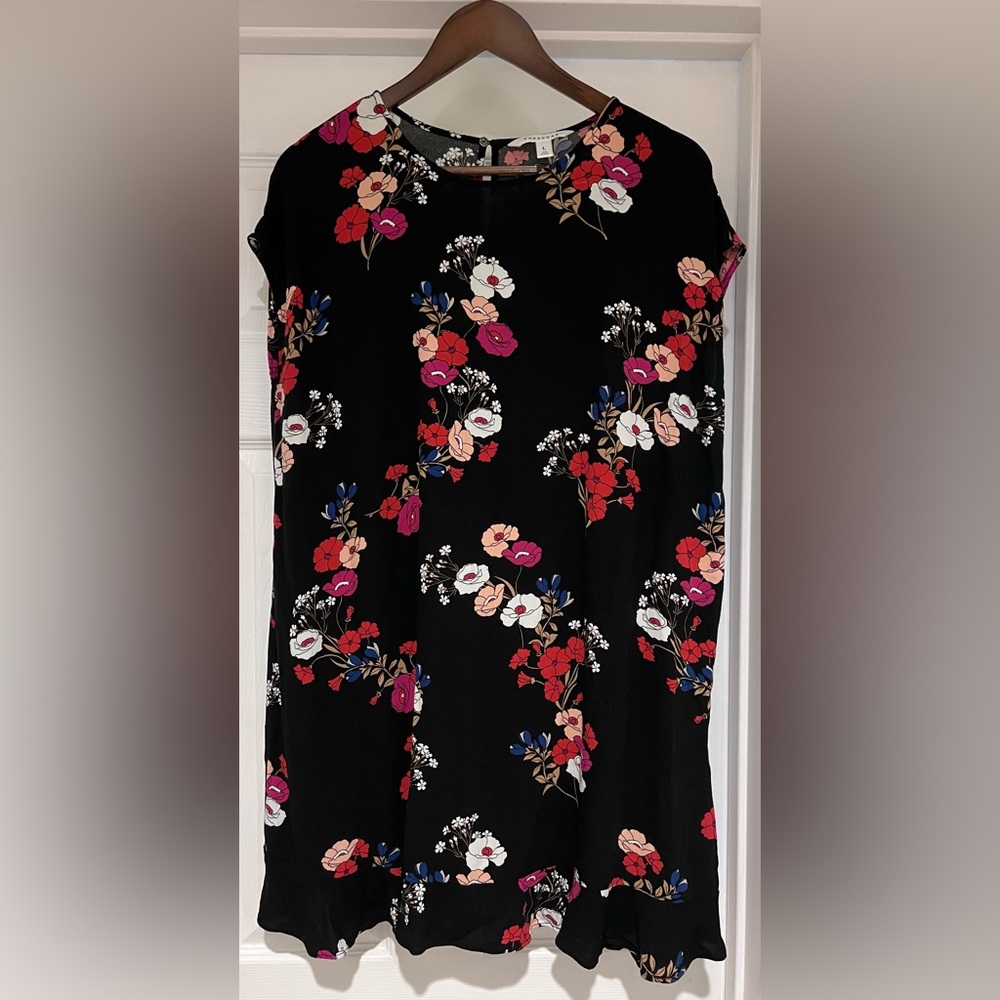 POPSUGAR Pink and Black Dress